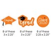 Big Dot of Happiness Orange 2026 Graduation Party - DIY Shaped Cut-Outs - 24 Count - 2 of 4