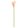 Duovlo 20pcs Calla Lily Bridal Wedding Bouquet Lataex Real Touch Artificial Flower Home Party Decor (Salmon Pink) - 2 of 4