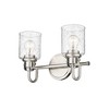 Kinsley Industrial 2-Bulb Pendant Light - Dimmable, Damp Rated, 14.5" Wide - 2 of 4