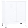 vidaXL Industrial Storage Chest White 35.4"x15.7"x39.4" Steel - 2 of 4