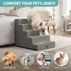 Cozy Kiss 5-Tier Extra-Wide Foam Pet Steps, Non-Slip Dog Stairs for High Beds & Sofas with Removable Washable Cover - 3 of 4