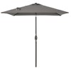 Sonkuki 6.5 FT Outdoor Patio Umbrella Market Table Umbrella With a Crank for Garden, Deck and Pool - 2 of 4