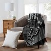 Sweet Home Collection NBA San Antonio Spurs Microfiber Plush Throw Blanket - 2 of 4