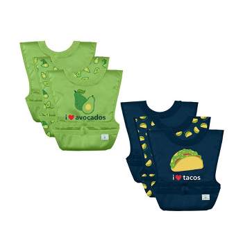 Green Sprouts Snap & Go Easy-wear Pull-over Bib (6 pack)