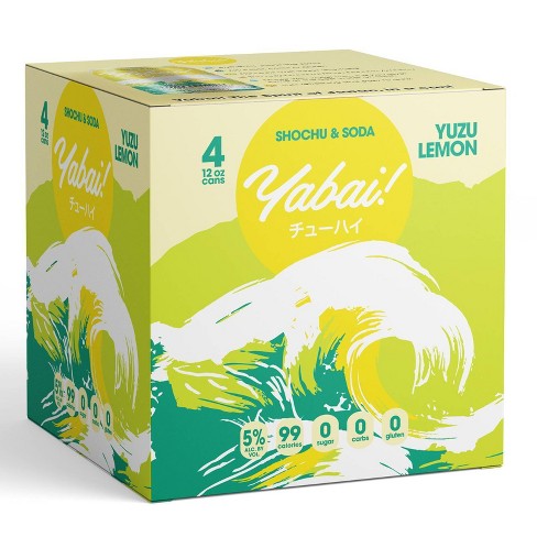 Yabai Yuzu Lemon - 4pk/12 Fl Oz Cans : Target