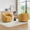 SEYNAR Modern Glam Velvet Upholstered 360 Degree Swivel Accent Armchair Set of 2 - 2 of 4