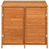 VidaXL Garden Shed Brown 40.2"x20.5"x44.1" Solid Wood Fir - 3 of 4