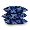 16"x16" Deny Designs Jessica Molina Texas Butterflies Outdoor Throw Pillow Black: Abstract Design, Polyester, Square Shape - 4 of 4