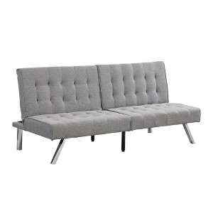 NicBex 66.9 Inch Fabric Convertible Folding Futon Sofa Bed with Stainless Legs for Living Room,Office,Apartment,Bedroom - 1 of 4