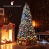 Costway 6/7/8/9 FT Artificial Christmas Tree, with 270/340/420/520 Warm White LED Lights 8 Lighting Modes - 2 of 4