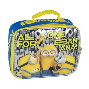 Despicable Me Minions Lunch Box One Banana Insulated Kids Lunch Bag Tote For Hot And Cold Food, Drinks, And Snacks Multicoloured - 1 of 4