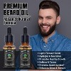 XIKEZAN Beard Kit for Men Grooming & Straightening Set,w/Beard Straightener, 2 Pack Oil, Balm, Comb, Scissor, Brush, Birthday Valentines Gifts - 4 of 4