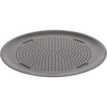 GoodCook AirPerfect 14'' Nonstick Carbon Steel Large Pizza Pan, Gray,