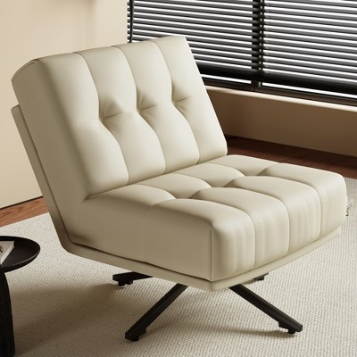 Luck Live 27.55 inch spacious and comfortable rotating lounge chair for the living room