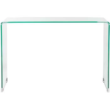 Ambler Glass Console Table - Clear - Safavieh.