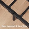 Full Size Bed Frame Platform with Headboard, Industrial 14 inch Full Bedframe No Box Spring Needed,Retro Brown - 3 of 4