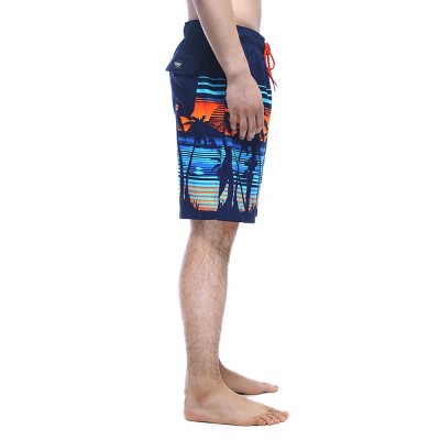 Мужские брюки Rokka&Rolla Men's 8'' Swim Trunks-Tropical Palm, size XX Large — фото 4