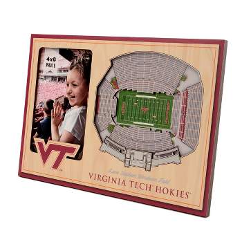 4" x 6" NCAA Virginia Tech Hokies 3D StadiumViews Picture Frame