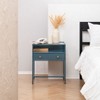 MH London Hale 24" Iron & Glass Nightstand - 3 of 4