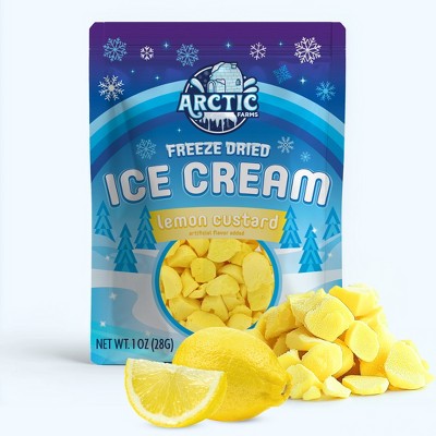 Arctic Farms Freeze Dried Ice Cream That Does Not Melt (Bits) (Lemon Custard)