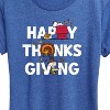 Women's - Peanuts - Happy Thanksgiving Icons Short Sleeve Graphic T-Shirt - 2 of 4