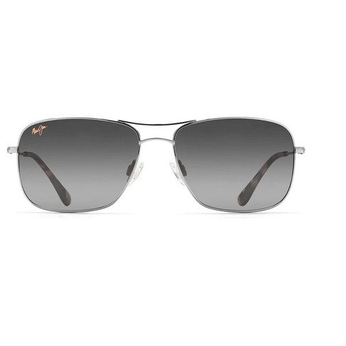 Maui Jim Wiki Wiki Aviator Sunglasses - Gray Lenses With Silver Frame ...