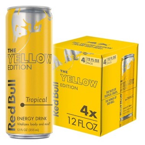 Red Bull Yellow Edition Energy Drink - 4pk/12 fl oz Cans - 1 of 4