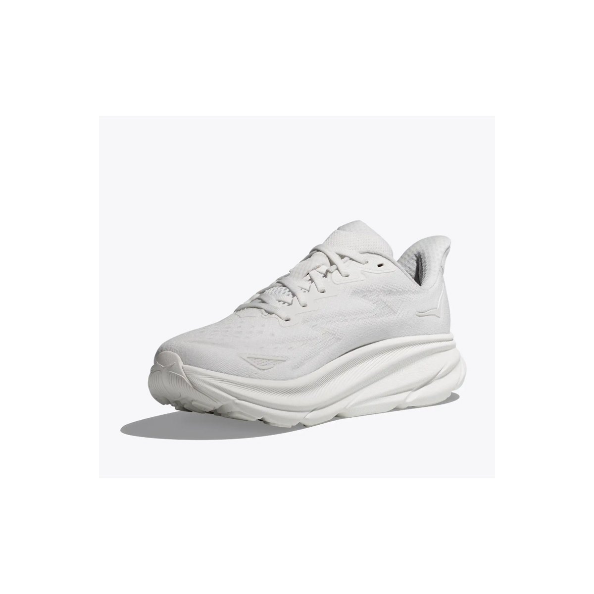 Мужские HOKA Men's Clifton 9 Sneaker Running Shoes White/White, Size 11 — фото 2