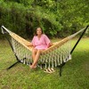 10' Bryant T-Spun Fringe Outdoor Fabric Hammock Dark Yellow - Threshold™: Weather-Resistant, No Stand - 4 of 4