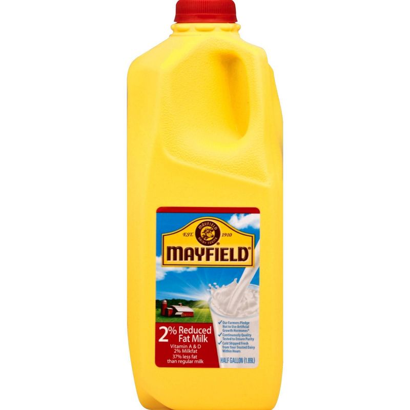 Mayfield 2% Milk - 0.5gal, 1 of 5
