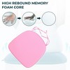 LeisureMod Memory Foam Chair Cushion with Ties – Removable Cover, for Dining & Kitchen Chairs - 3 of 4