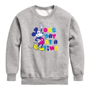 Boys' - Disney - One Day At A Time Graphic Long Sleeve Fleece Sweatshirt - 1 of 4