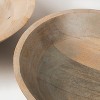 Woodform Bowl Set of 2 - Rustic Grey - 2 of 4