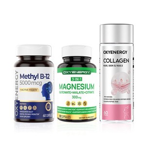 OXYENERGY Methyl B12, Collagen & Magnesium Bundle - 1 of 1