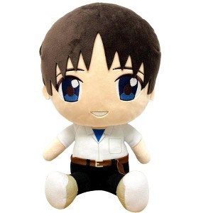 Great Eastern Entertainment Evangelion New Movie - Shinji Ikari Uniform Sitting Plush 12"H - 1 of 3