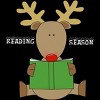 Men's Design By Humans Christmas Reading Reindeer Shirt By Galvanized T-Shirt - 2 of 4