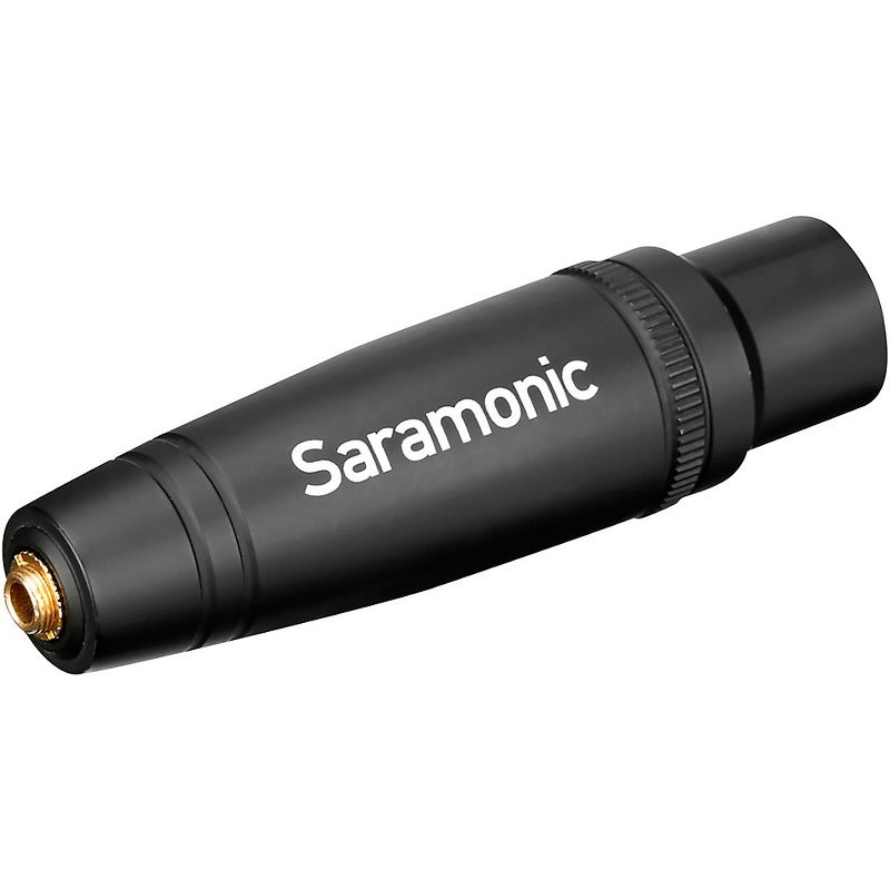 Saramonic C-XLR+ 3.5mm Female TRS to XLR Male Audio Adapter with Phantom Power to Plug-In-Power Converter for Pro Cameras, Mixers, Recorders & more, 2 of 7