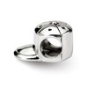 Black Bow Jewelry Sterling Silver Ball Cap Bead Charm - 2 of 4