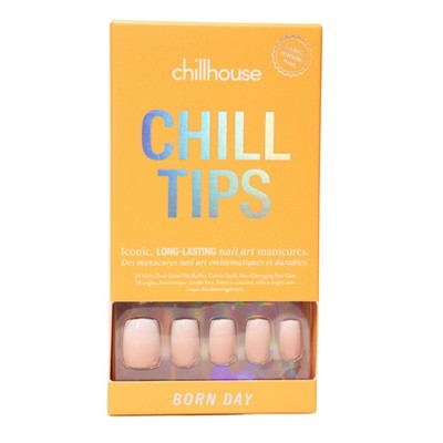 Chillhouse Fake Nails - Born day - Square - 24ct