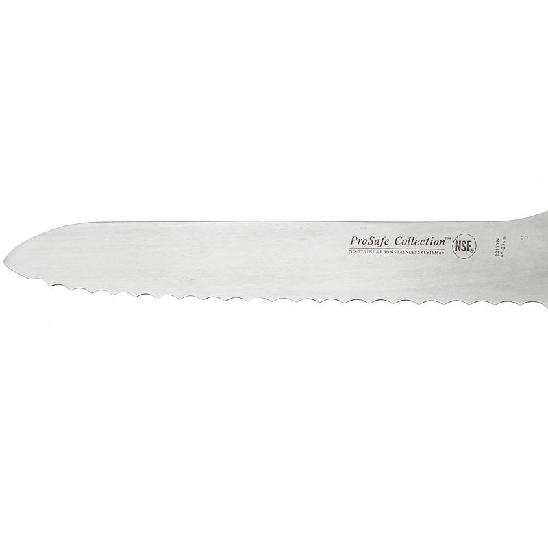 BergHOFF Ergonomic 9" Stainless Steel Scalloped Offset Bread Knife, 5 of 7