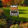 Black Checkered Truck Fall Burlap Garden Flag Pumpkins 12.5"x18" Briarwood Lane - 4 of 4