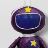 5.25" Christmas Fabric Metallic Space Girl Ornament - Wondershop™ - 3 of 3