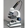 Portable 40X-1000X Magnification Monocular Student Microscope with 25pc Prepared Slide Kit - AmScope: Ideal for Students - image 3 of 4