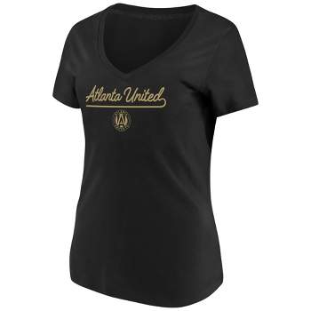 MLS Atlanta United FC Women's Short Sleeve V-Neck T-Shirt