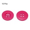 Unique Bargains Resin Craft DIY Round Flat 4-Hole Replacement Sewing Buttons 10 Pcs - 3 of 4