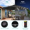 Sonkuki 9 ft Outdoor LED Round Solar Lighted Patio Market Umbrella W/Tilt, UV-Resistant Fabic for Backyard, Garden - 4 of 4