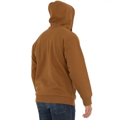 Мужские худи Wells Lamont Heavy Weight Work Fleece Thermal Lined Water Repellant - Brown Duck Medium — фото 3