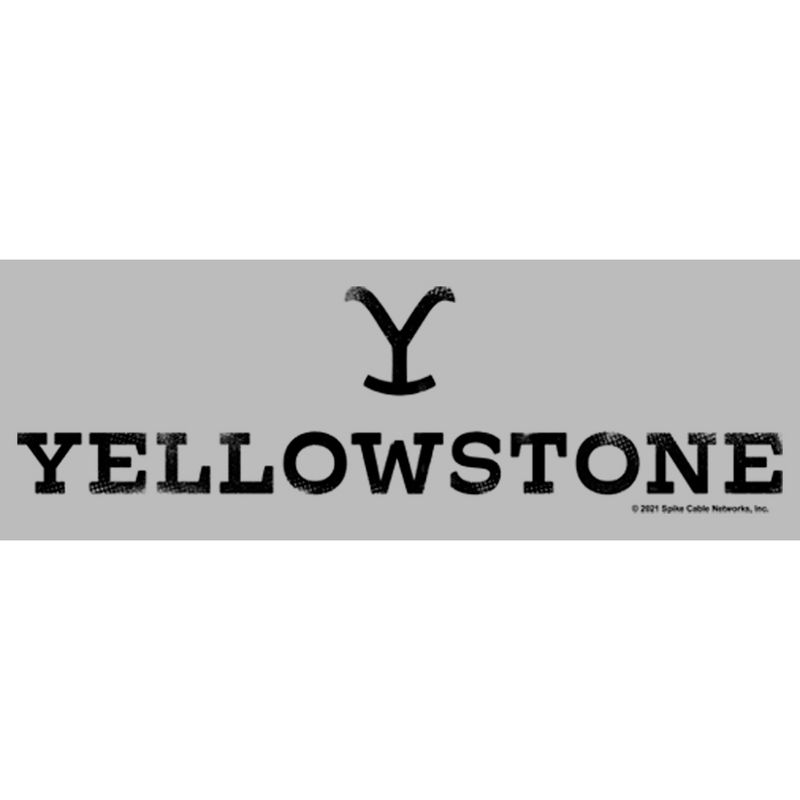 Juniors Womens Yellowstone White Dutton Ranch Brand Logo T-Shirt, 2 of 5