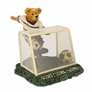 Boyds Bears Resin 4.0 Inch Sammy Hattrick Score Bearstone Soccer 1E Animal Figurines - 1 of 3