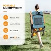 VINGLI Aluminum Folding Camping Chair,Backpack Camping Chair for Adults with Cup Holder, Heavy Duty Outdoor Chairs Support 300LBS,Lawn Chairs - 4 of 4